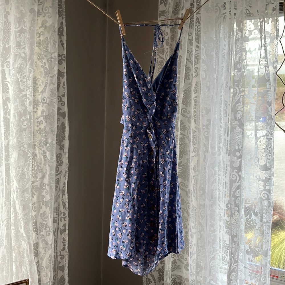 Violet Floral dress